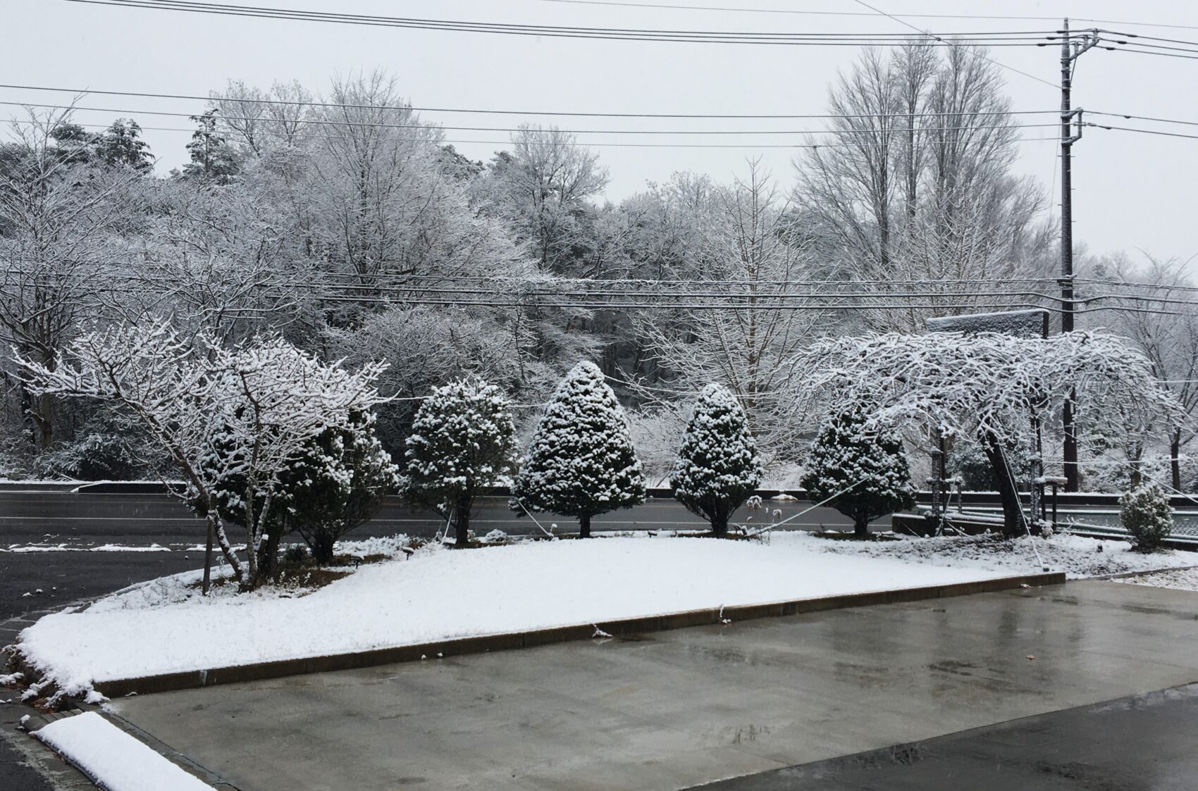 初雪 那須も初雪が降りました ｜那須科学歴史館